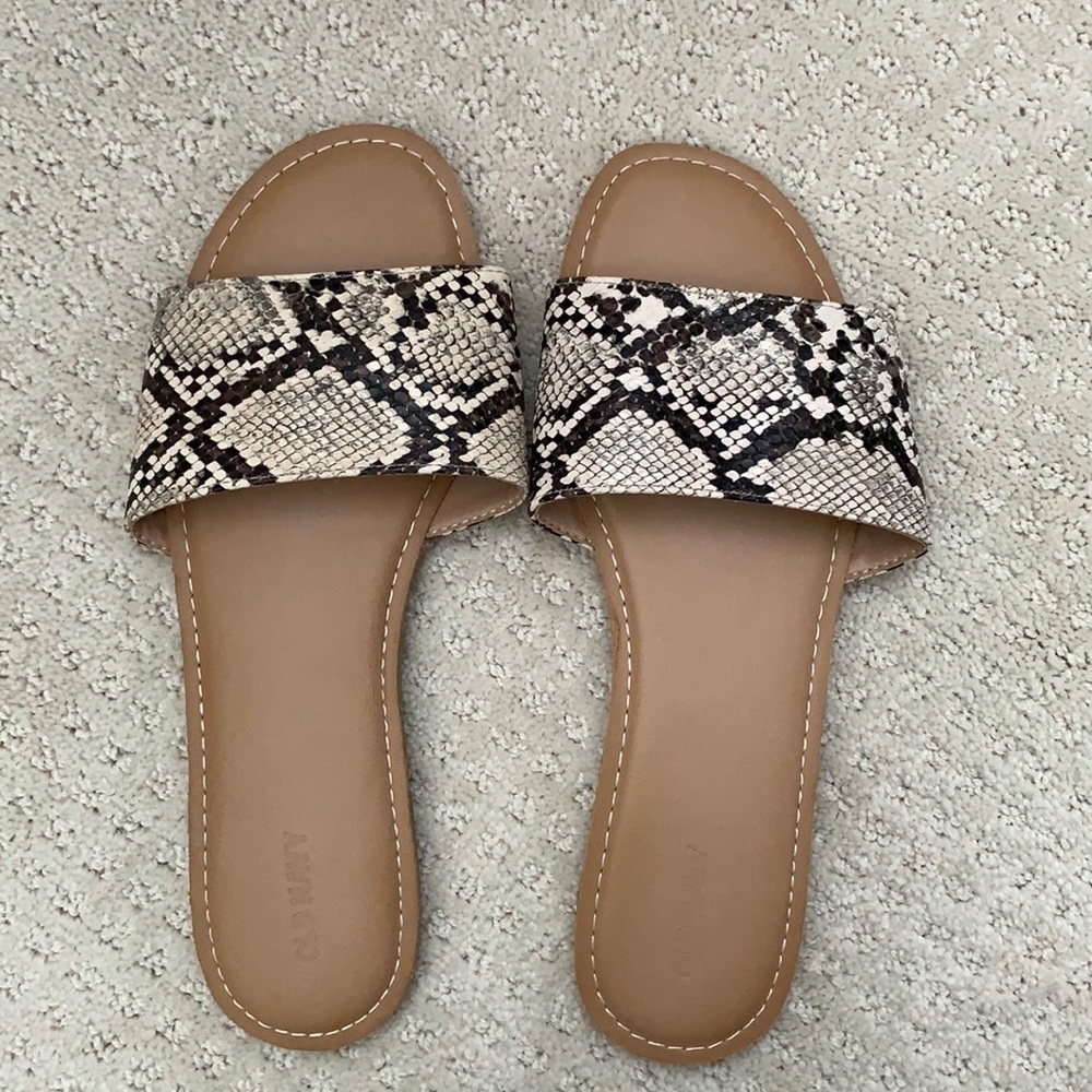 Snake print sandals- BRAND NEW